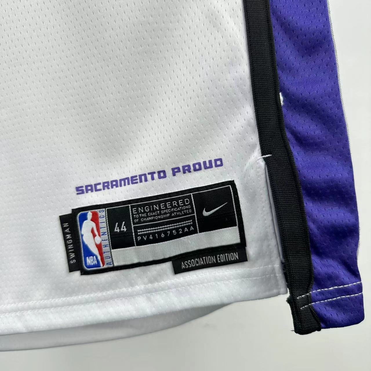 Regata Sacramento Kings Masculina - Branca