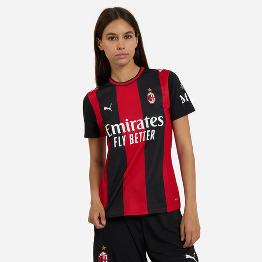 Milan Home 26/27 Feminino Puma - Vermelho e Preto