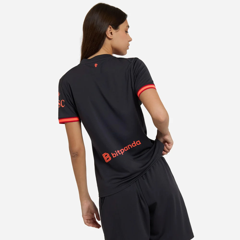Milan Third 26/27 Feminino Puma - Preto e Vermelho