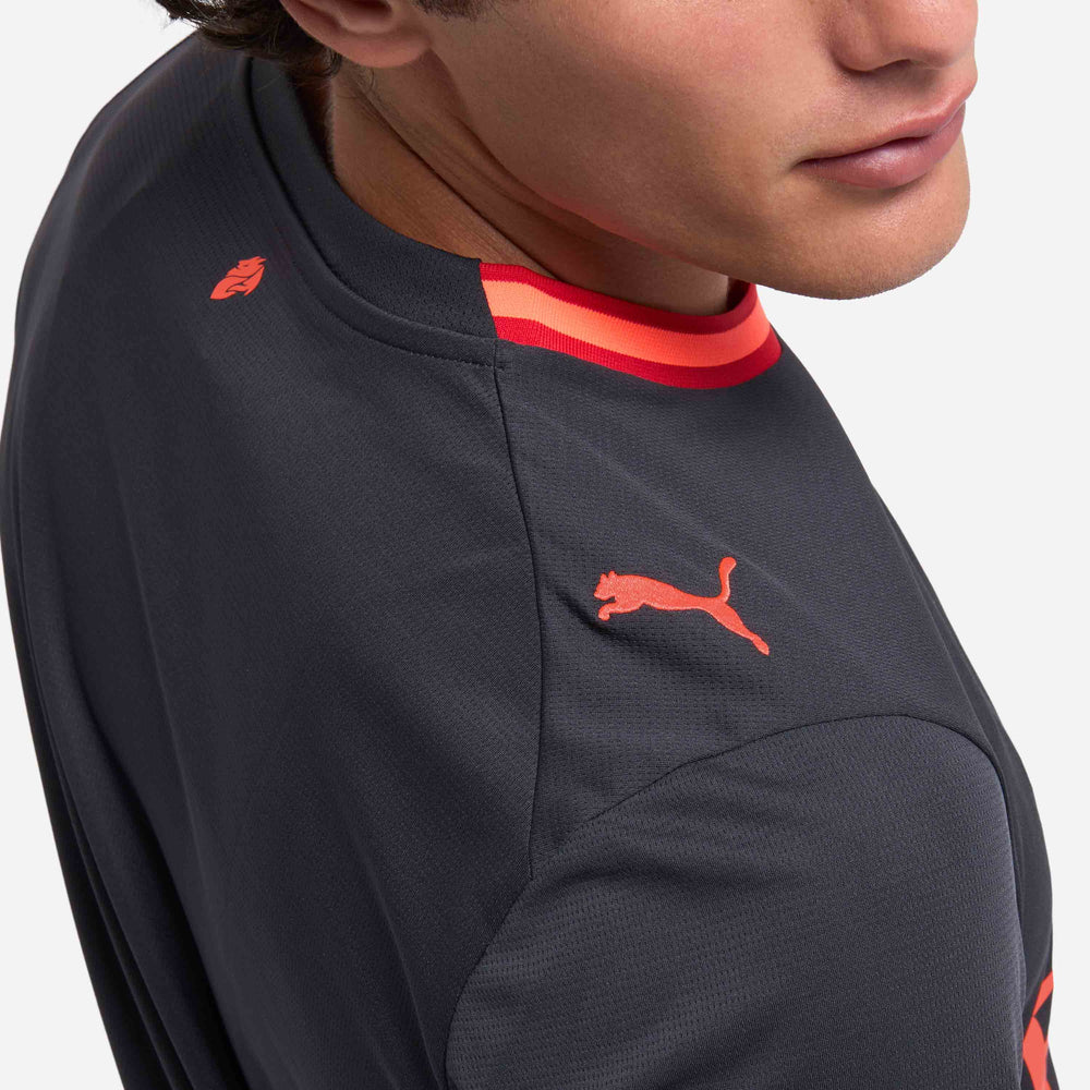 Milan Third 25/26 Manga Longa Torcedor Puma - Preto