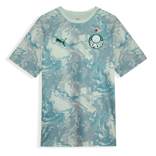Palmeiras Pré Jogo  26/27 Masculino Torcedor Puma - Azul Claro