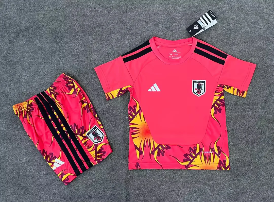 Kit Infantil Japão Goleiro  26/27 - Vermelho
