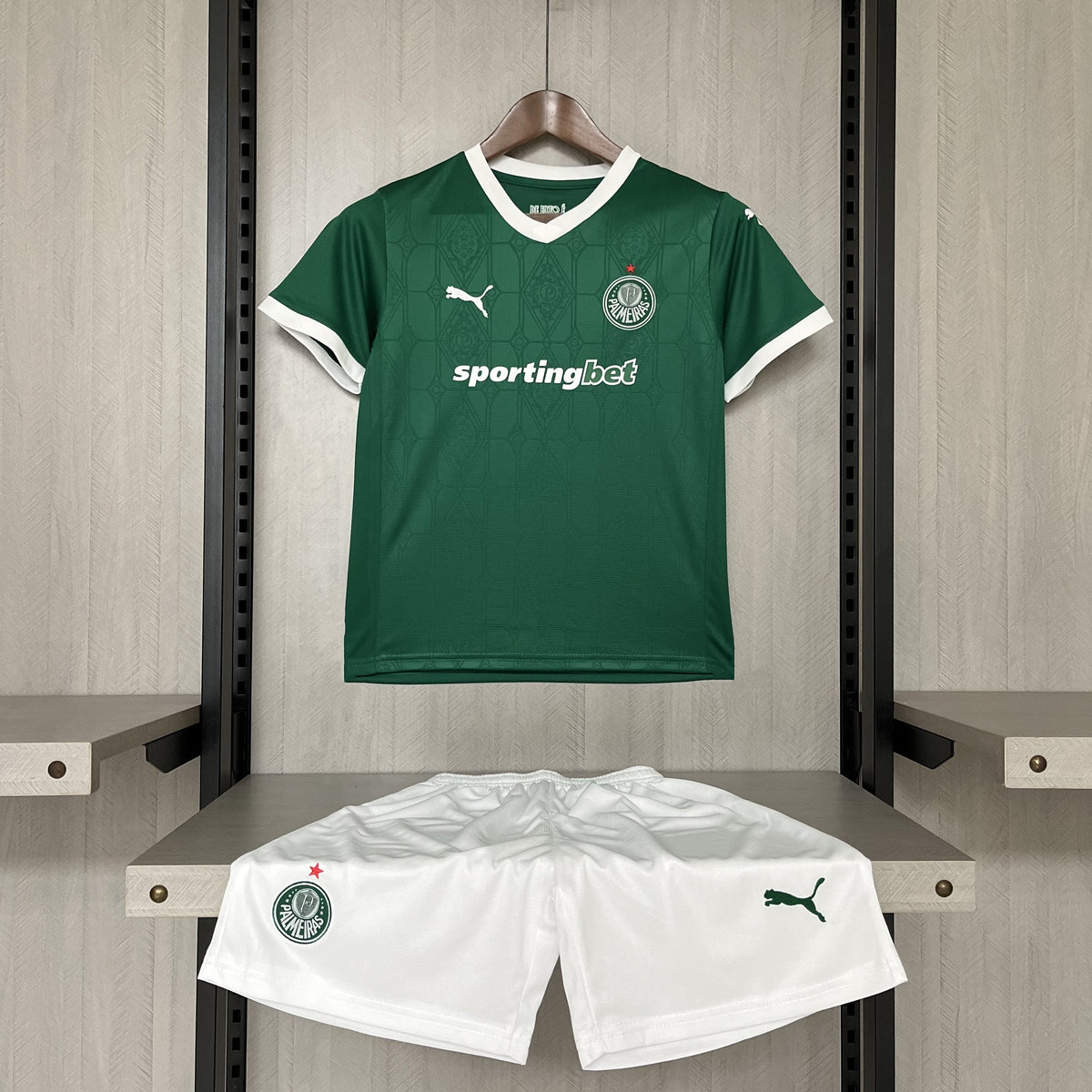 Kit Infantil Palmeiras Home 25/26 - Verde