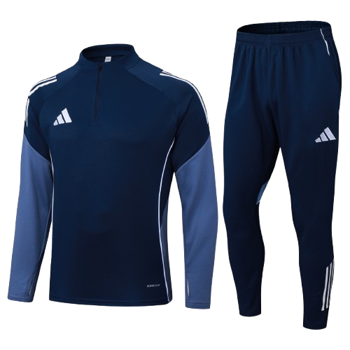 Kit Treino Infantil Agasalho + Calça - Azul