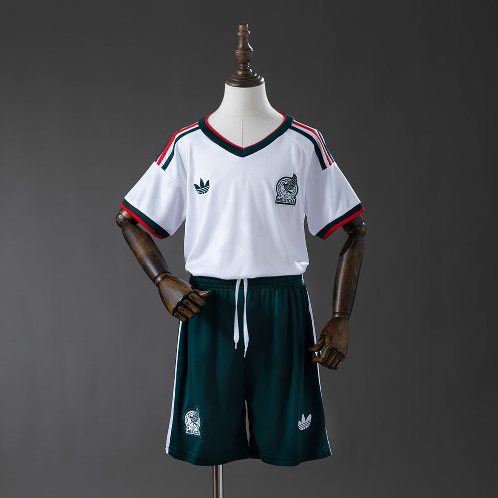 Kit Infantil México Away 26/27 Feminino - Branca