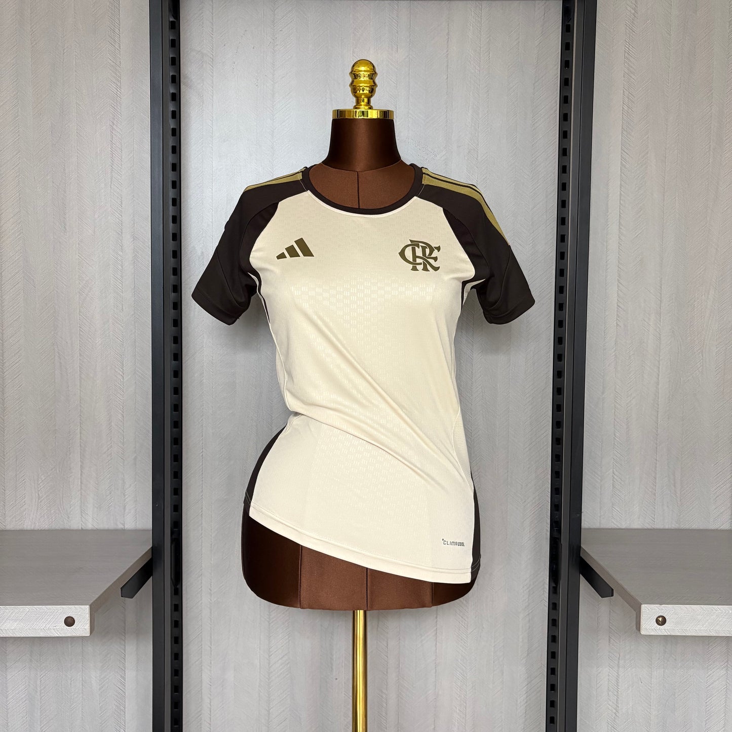 Flamengo Treino 26/27 Torcedor Adidas Feminino - Bege