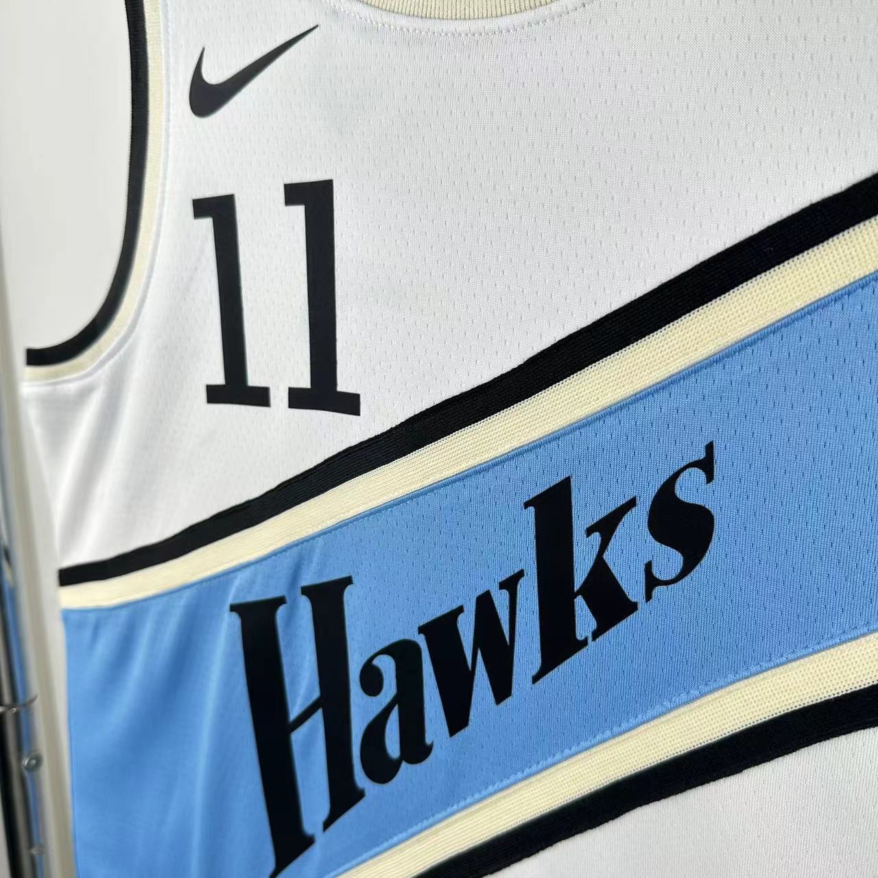 Regata Atlanta Hawks Masculina - Branco e Azul