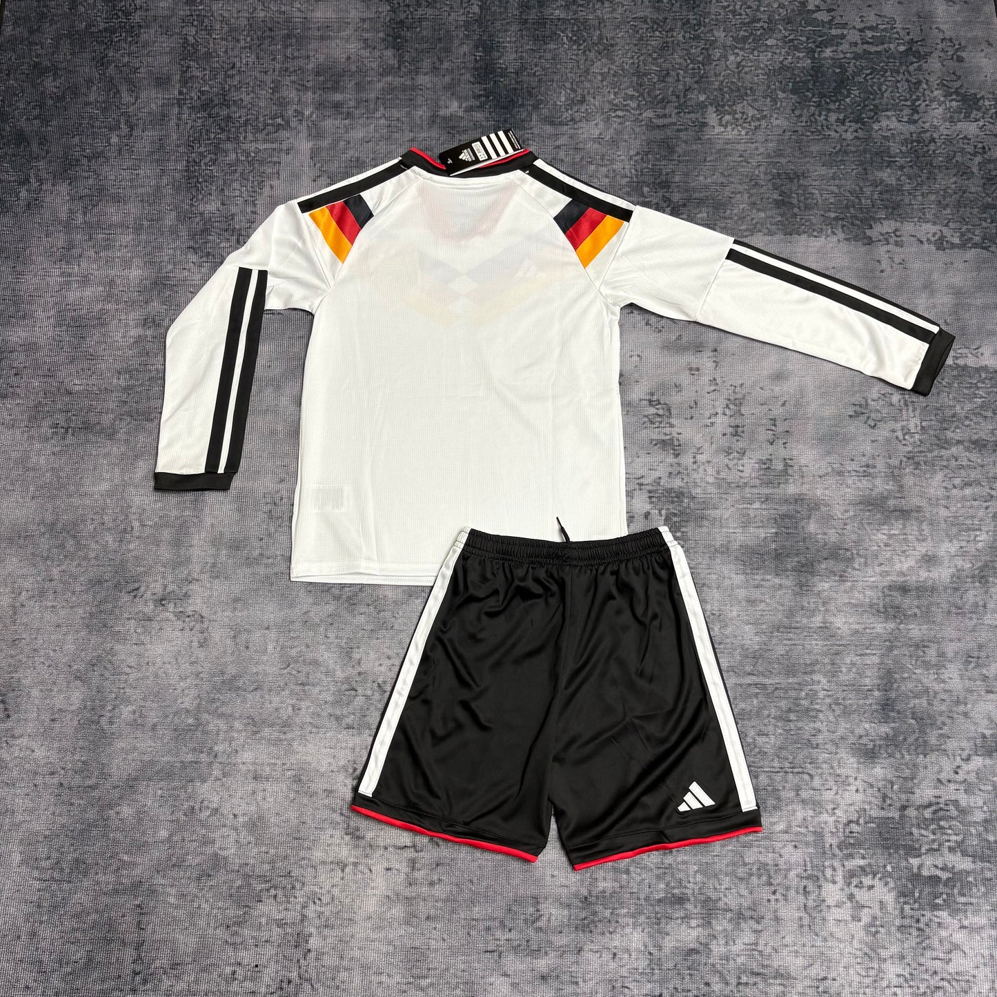 Kit Infantil Alemanha Home Manga Longa 26/27 - Branco