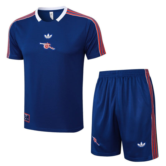 Kit De Treino Adulto Arsenal 25/26 Short e Camisa - Azul