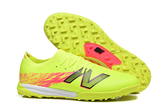 Chuteira Society New Balance Furon V8 Elite TF FG  - Verde Florescente