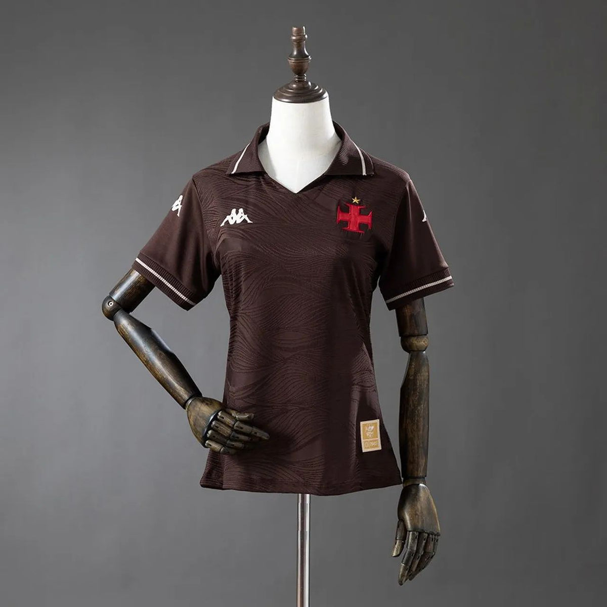 Vasco Third 25/26 Kappa Feminino - Marrom