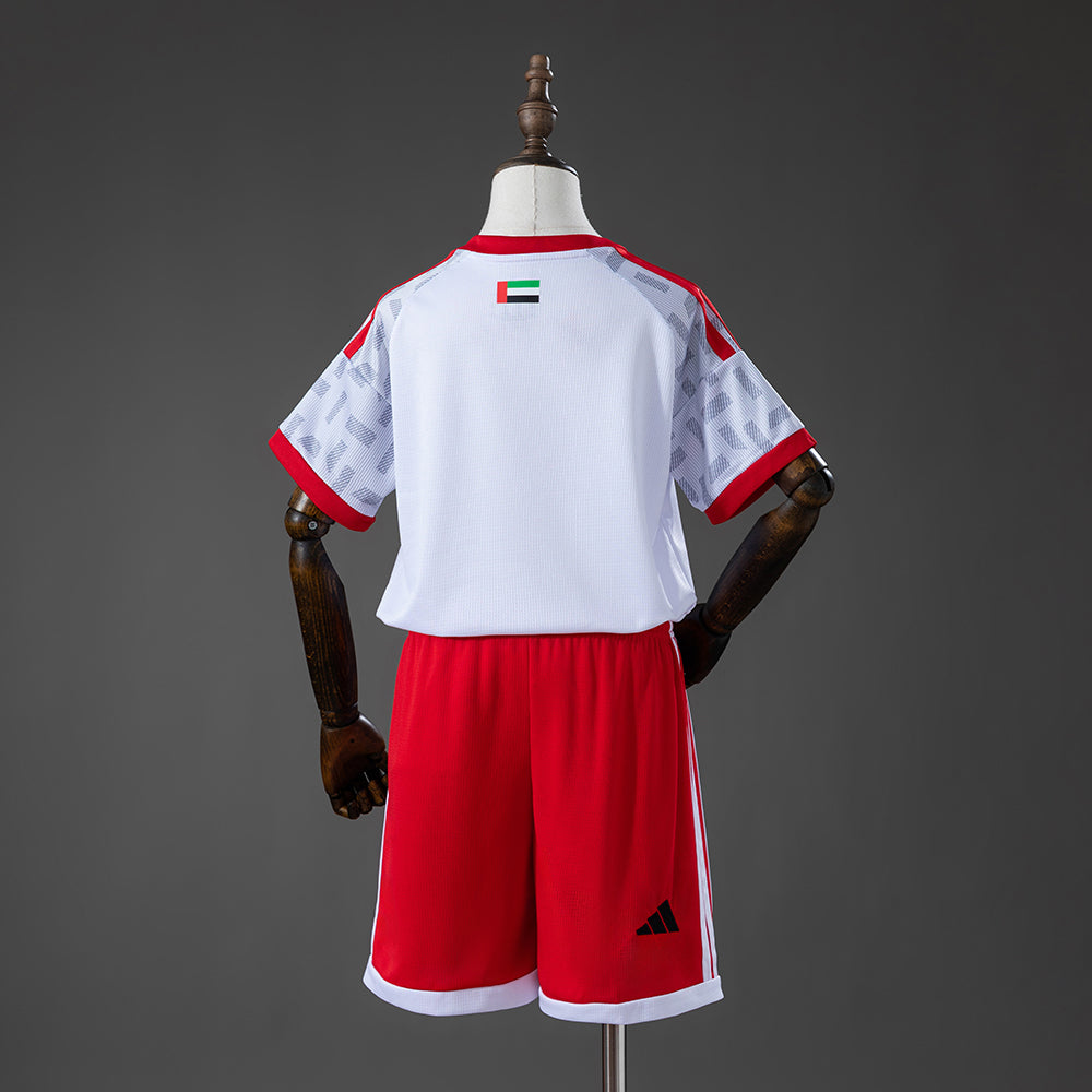 Kit Infantil Hungria Away 26/27  - Branca e Vermelho