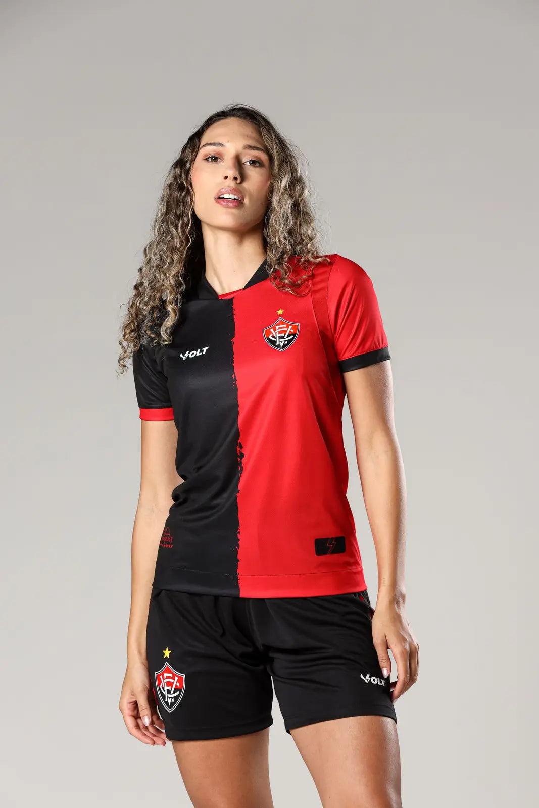 Vitória Edição Especial 25/26 Feminino - Vermelha e Preta