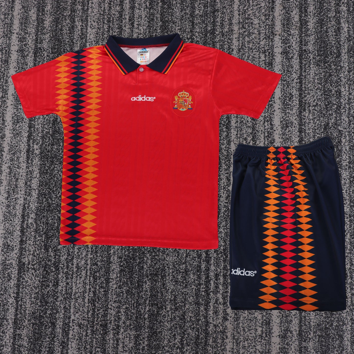 Kit Infantil Espanha Home Retro 1994 - Vermelho