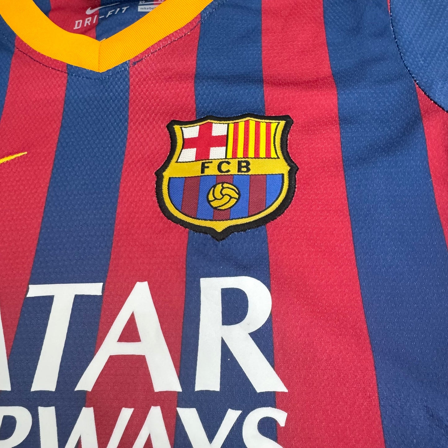 Kit Infantil Barcelona Home Retrô 13/14 - Grená