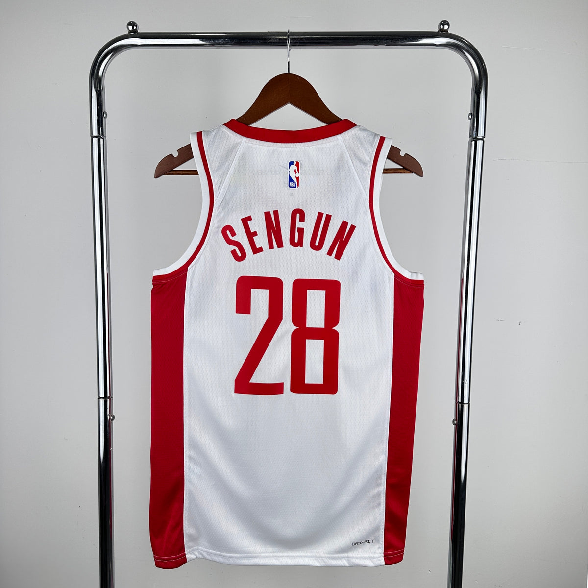 Regata Houston Rockets Masculina - Branca e Vermelha