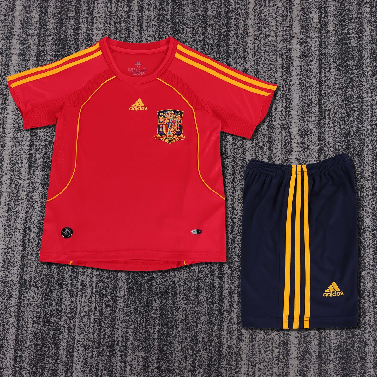 Kit Infantil Espanha Home Retro 2008 - Vermelho