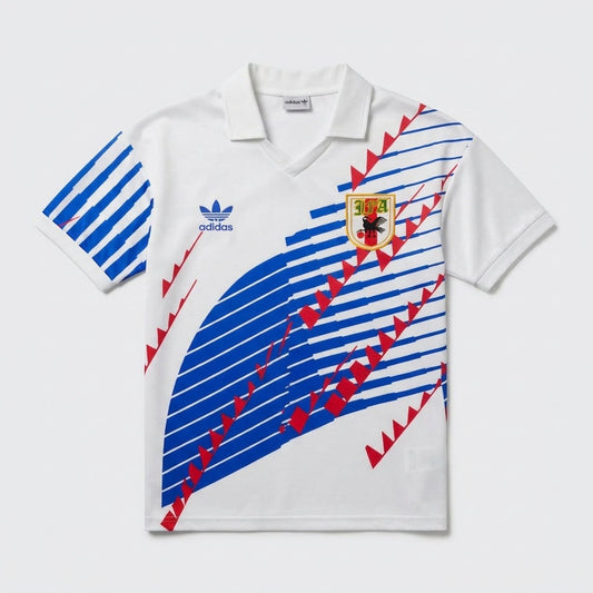 Japão Away Retro 1994 Adidas - Branca e Azul