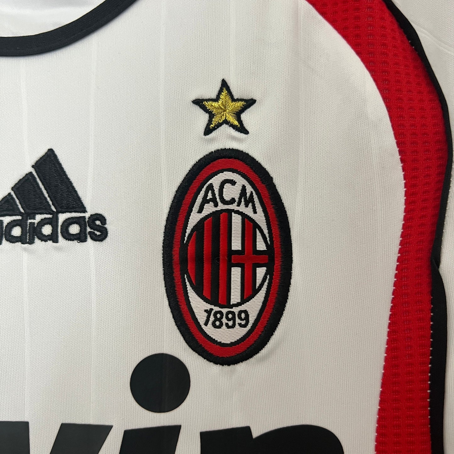 Kit Infantil Milan Away Retrô 2007 - Branco