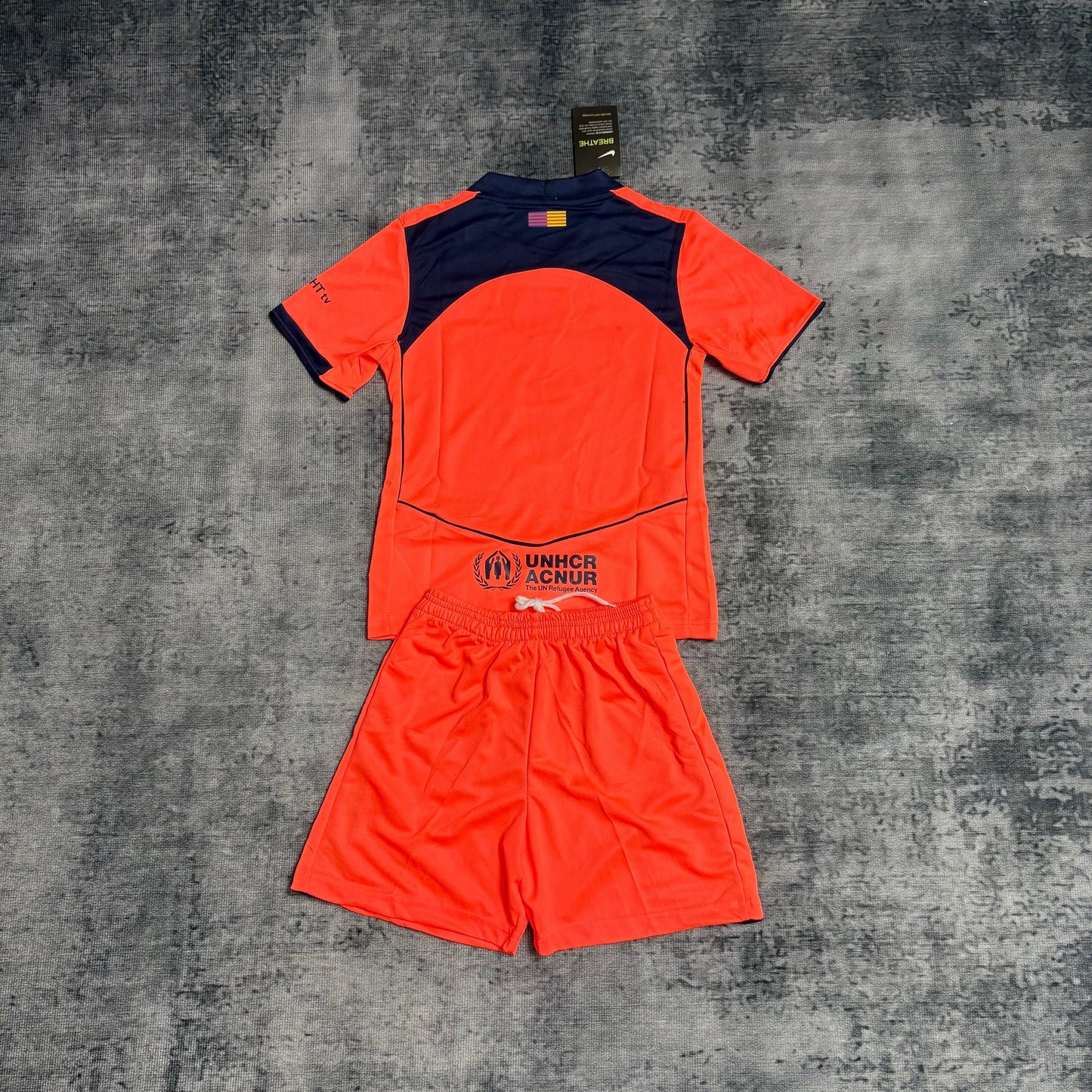 Kit Infantil Barcelona Third 25/26  - Laranja