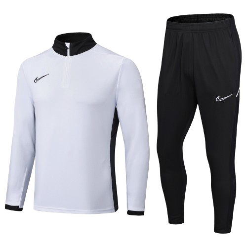 Kit Treino Infantil Agasalho + Calça - Branco
