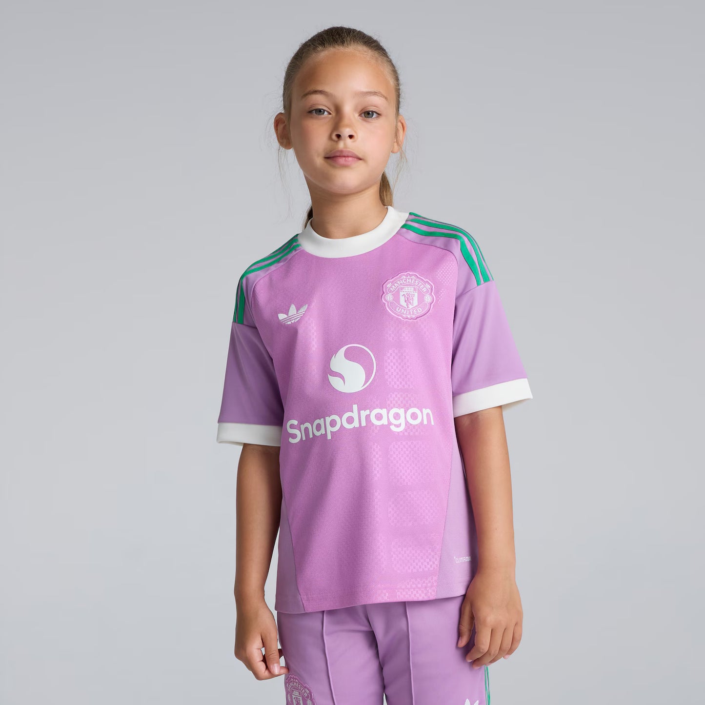 Kit infantil Manchester United Goleiro 26/27  - Rosa