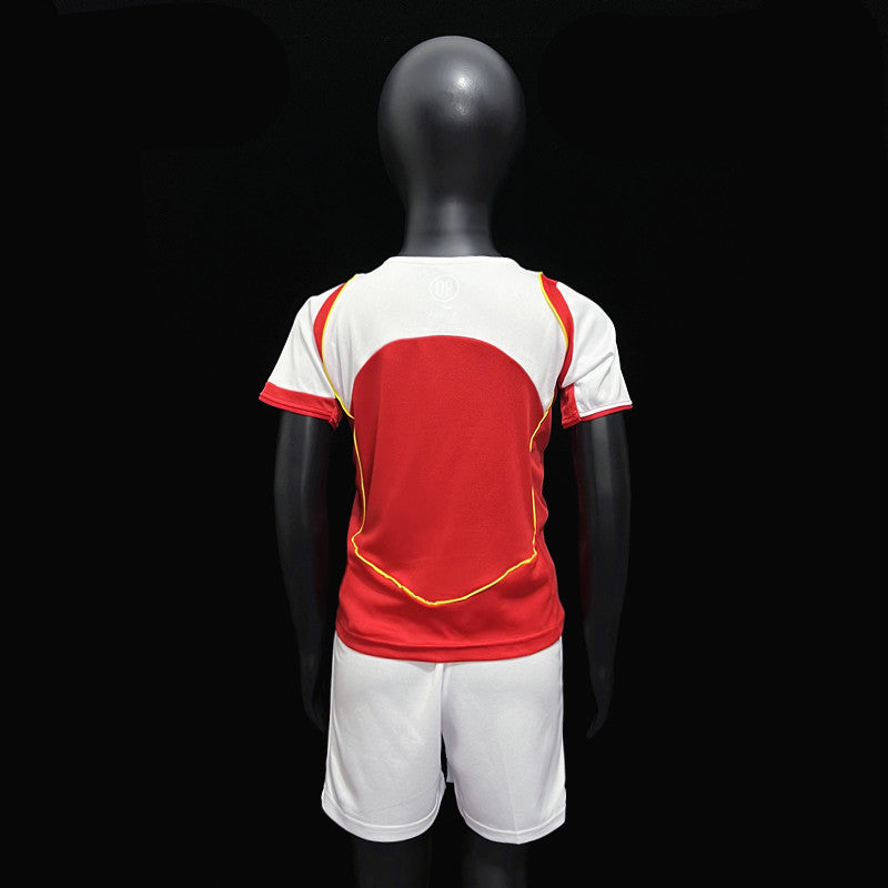 Kit Infantil Arsenal Home Retrô 02/03 - Vermelho