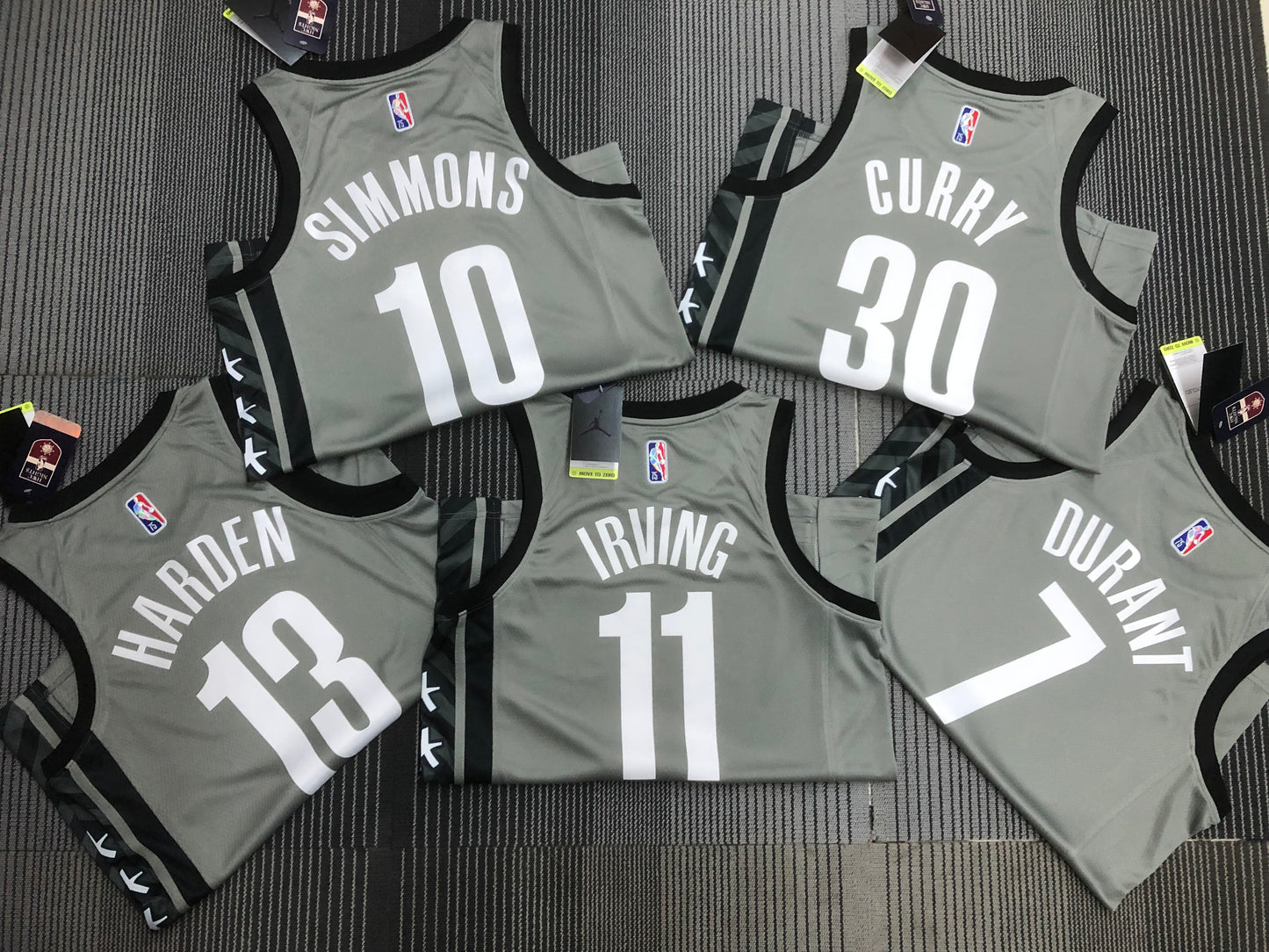 Regata Brooklyn Nets Masculina - Cinza