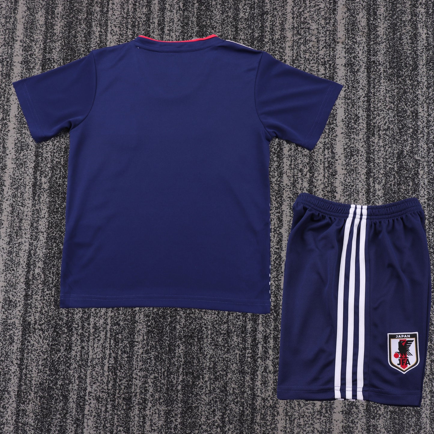 Kit Infantil Japão Home Retro 2018 Adidas  - Azul