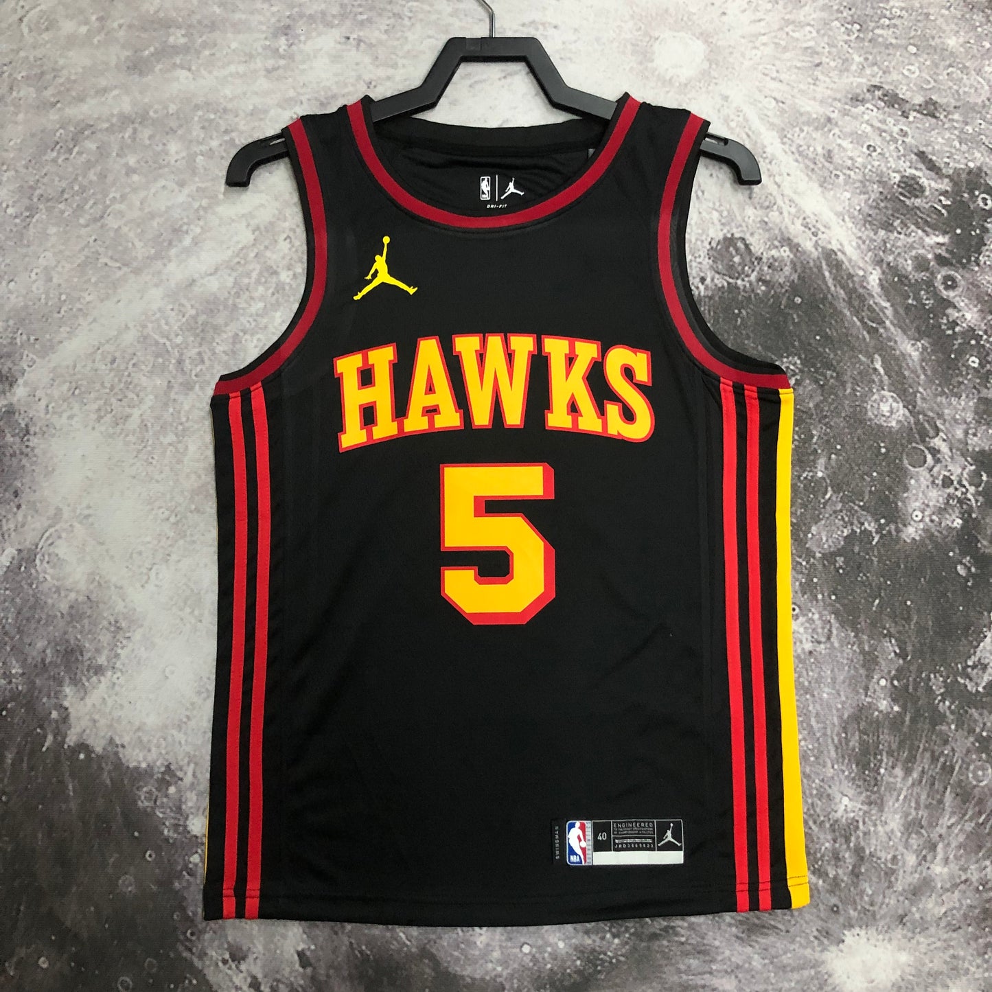 Regata Atlanta Hawks Masculina - Preta