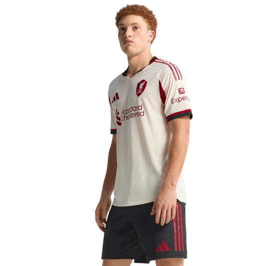 Liverpool Away 25/26 Jogador Adidas - Bege