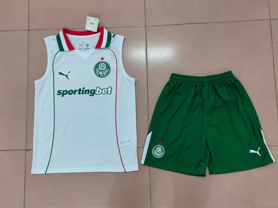 Kit Regata Palmeiras Away 26/27 Puma Torcedor Masculino - Branca