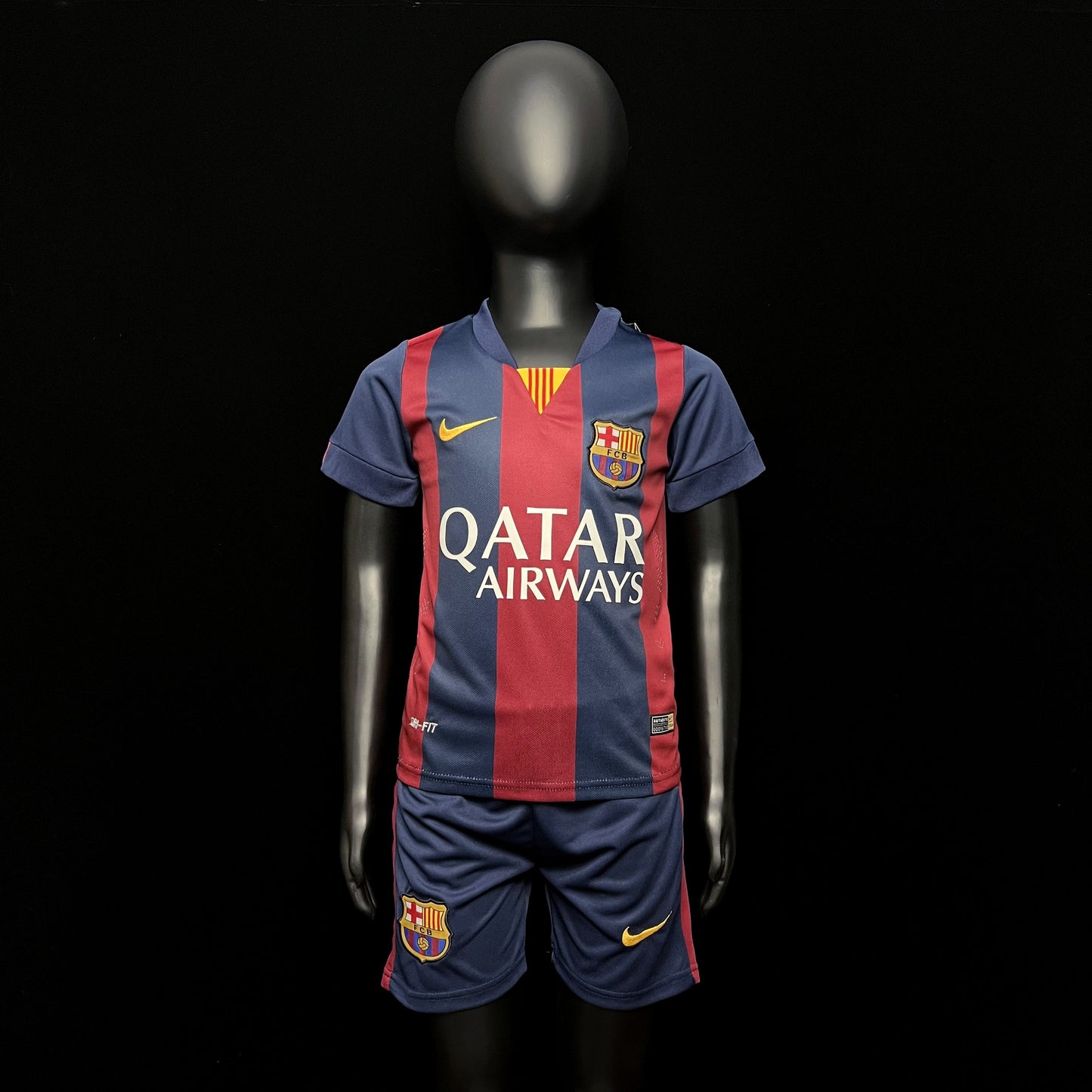 Kit Infantil Barcelona Home Retrô 14/15 - Grená