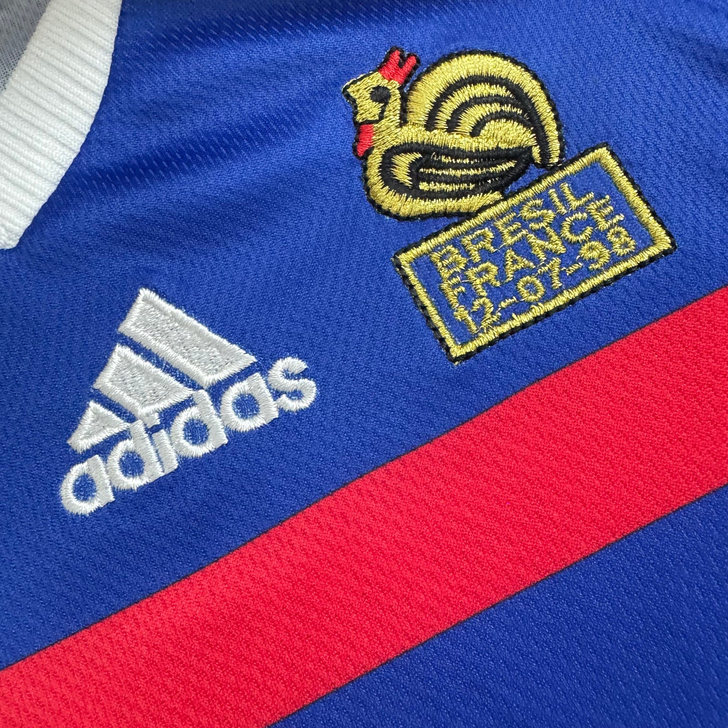 Kit Infantil França Home Retrô 1998 Manga Longa - Azul