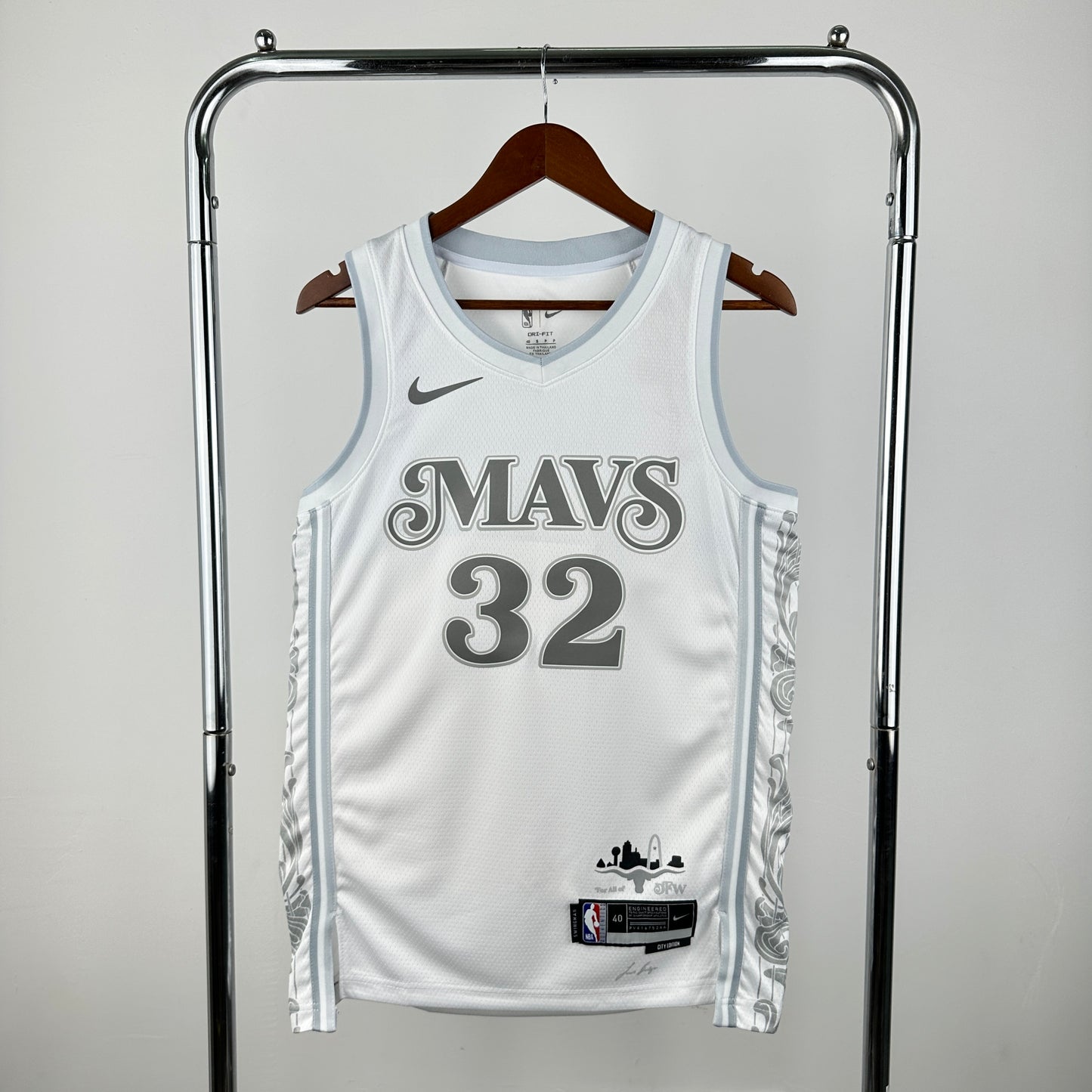 Regata Dallas Mavericks Masculina - Branca