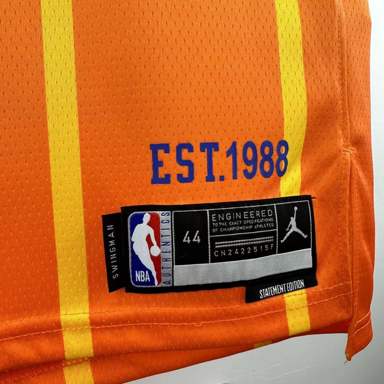 Regata Charlotte Hornets Masculina - Laranja