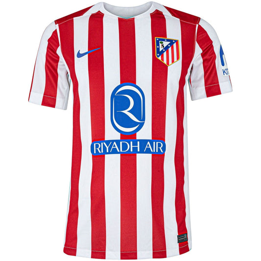 Atlético de Madrid Home 25/26 Torcedor Nike - Branca e Vermelho