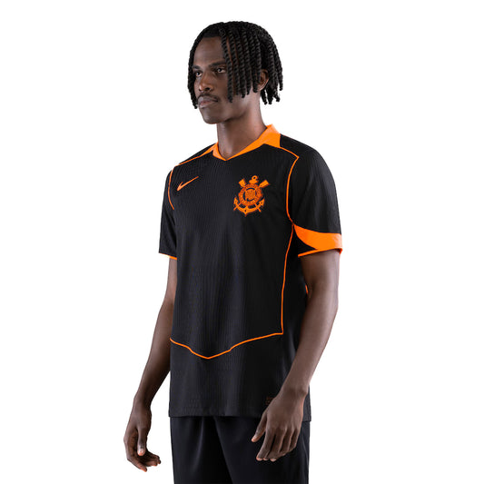 Corinthians Third 25/26 Jogador Nike Masculino - Preta e Laranja