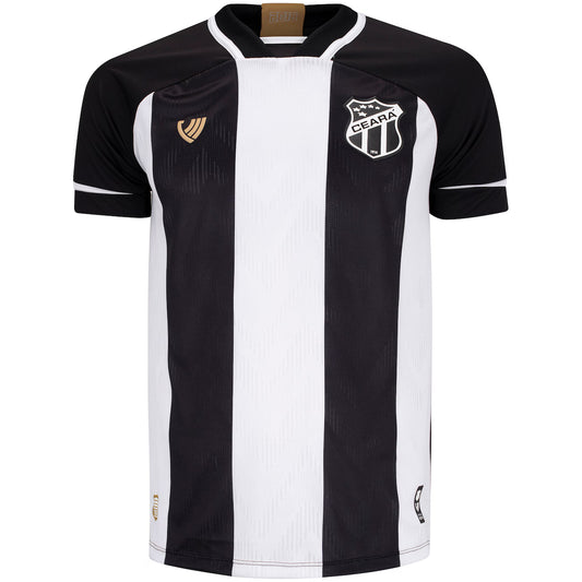 Ceará Home 25/26  Masculino -  Branca e Preta