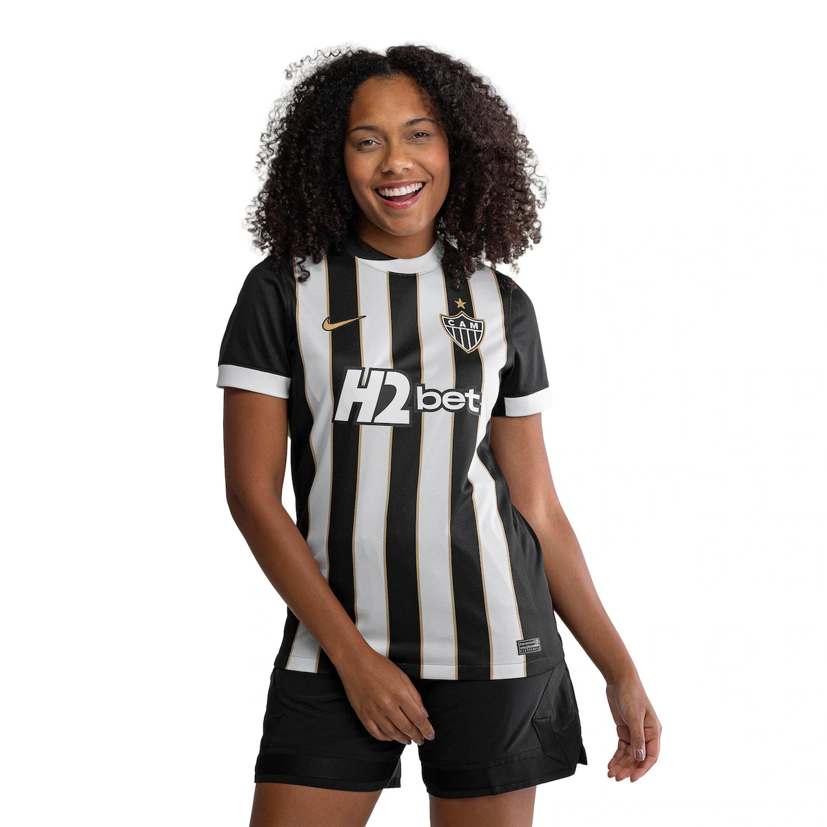 Atlético Mineiro Home 26/27 Nike Feminina - Branca e Preta
