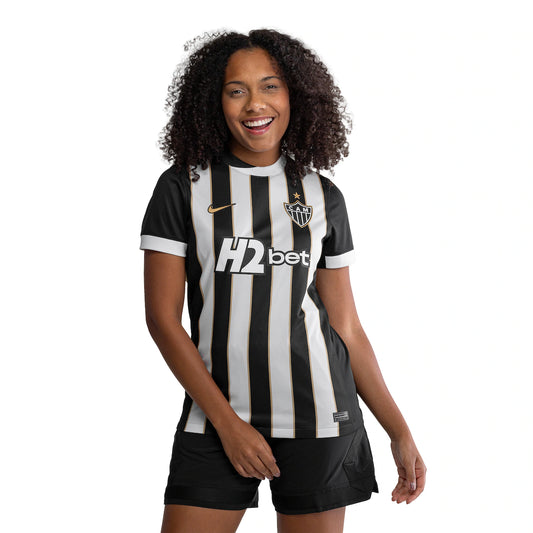 Atlético Mineiro Home 26/27 Nike Feminina - Branca e Preta