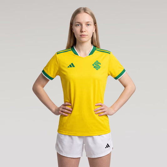 Internacional Edição Especial Brasil 26/27 Adidas Feminino -  Amarela