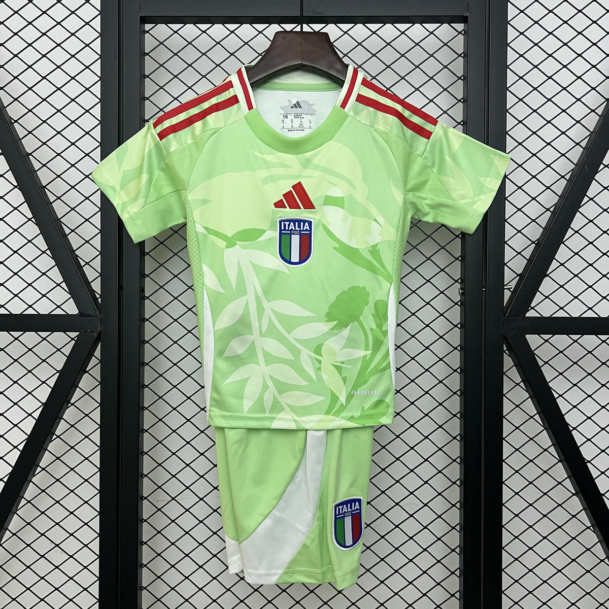 Kit Infantil Itália Goleiro 25/26 - Verde