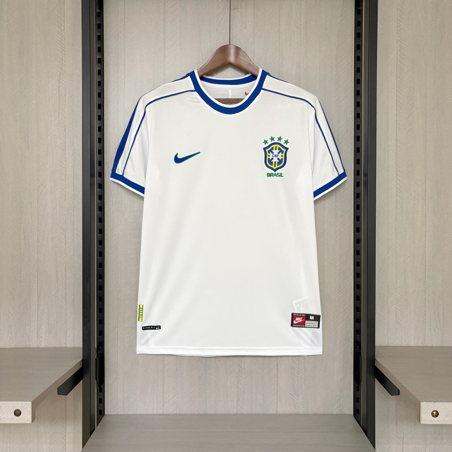 Brasil Retro 1998 Nike - Branca
