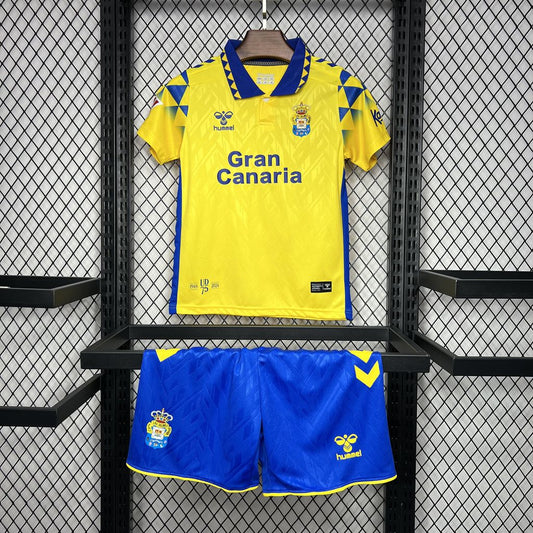Kit Infantil Las Palmas Home 24/25 . Hummel - Amarelo e Azul