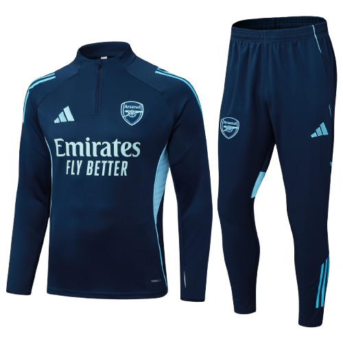 Kit Treino Infantil Agasalho + Calça Arsenal - Azul