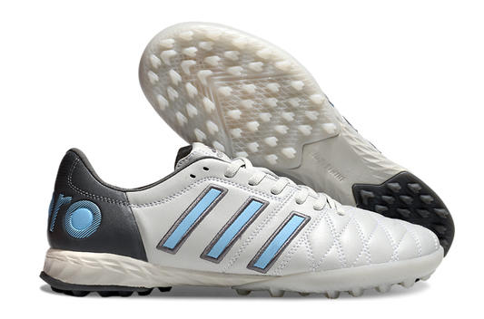 Chuteira Society Adidas adiPURE 11 Pro X PD25 Trx FG - Cinza e Azul
