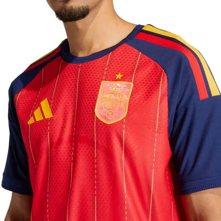 Espanha Home 26/27 Masculino Adidas Jogador - Vermelho
