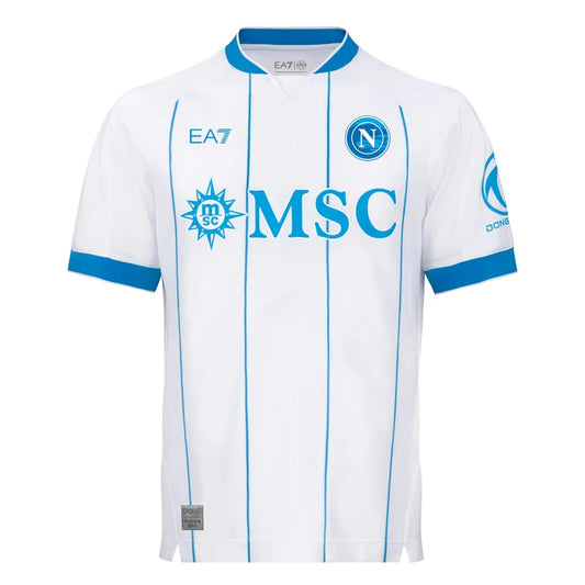 Napoli Away 26/27 Torcedor EA7 - Branco e Azul