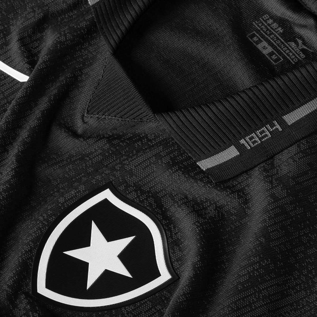 Kit Infantil Botafogo Away 26/27 Mizuno - Preta